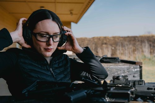Walker's IKON Vector Full Frame Shooting Glasses | Impact-Resistant Non-Slip Frame Hunting Shooting Eyesight Protection Glasses, Microfiber Lens Cloth & Carry Case Included, Smoke