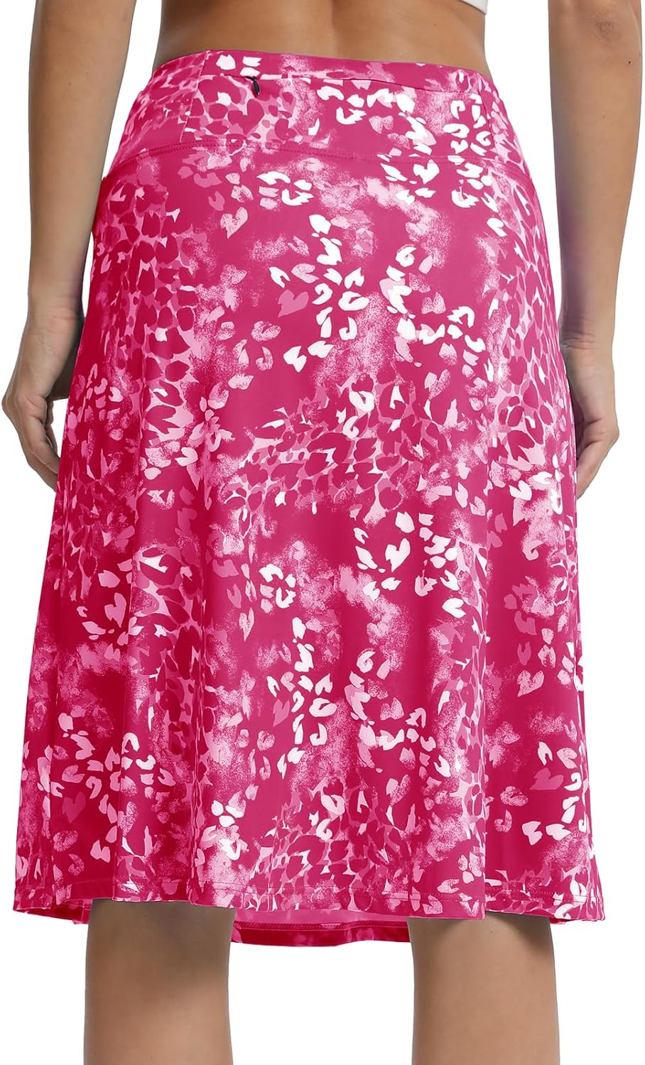 Skiennix Women's Athletic Skorts - Modest Knee-Length Running Skirt in Stylish Midi Design
