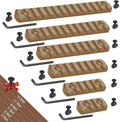 Single Picatinny Aluminum Accessory Rail Set - 3 to 13 Slots with 13 T-Nuts & Screws, 6 Wrenches