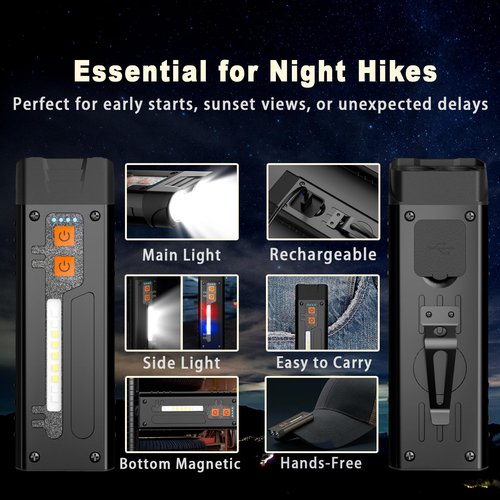 Versatile Trekking Pole with Accessories - Ideal for Hiking with Excellent Foam Grip Lightweight, Durable Tungsten Carbon Tip. Adjustable Length, Collapsible, Internal Storage, Canvas Carry Bag
