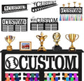 Skiennix Personalized Medal Hanger - Custom Wall Display Rack for Awards & Ribbons | Perfect Gift for Athletes