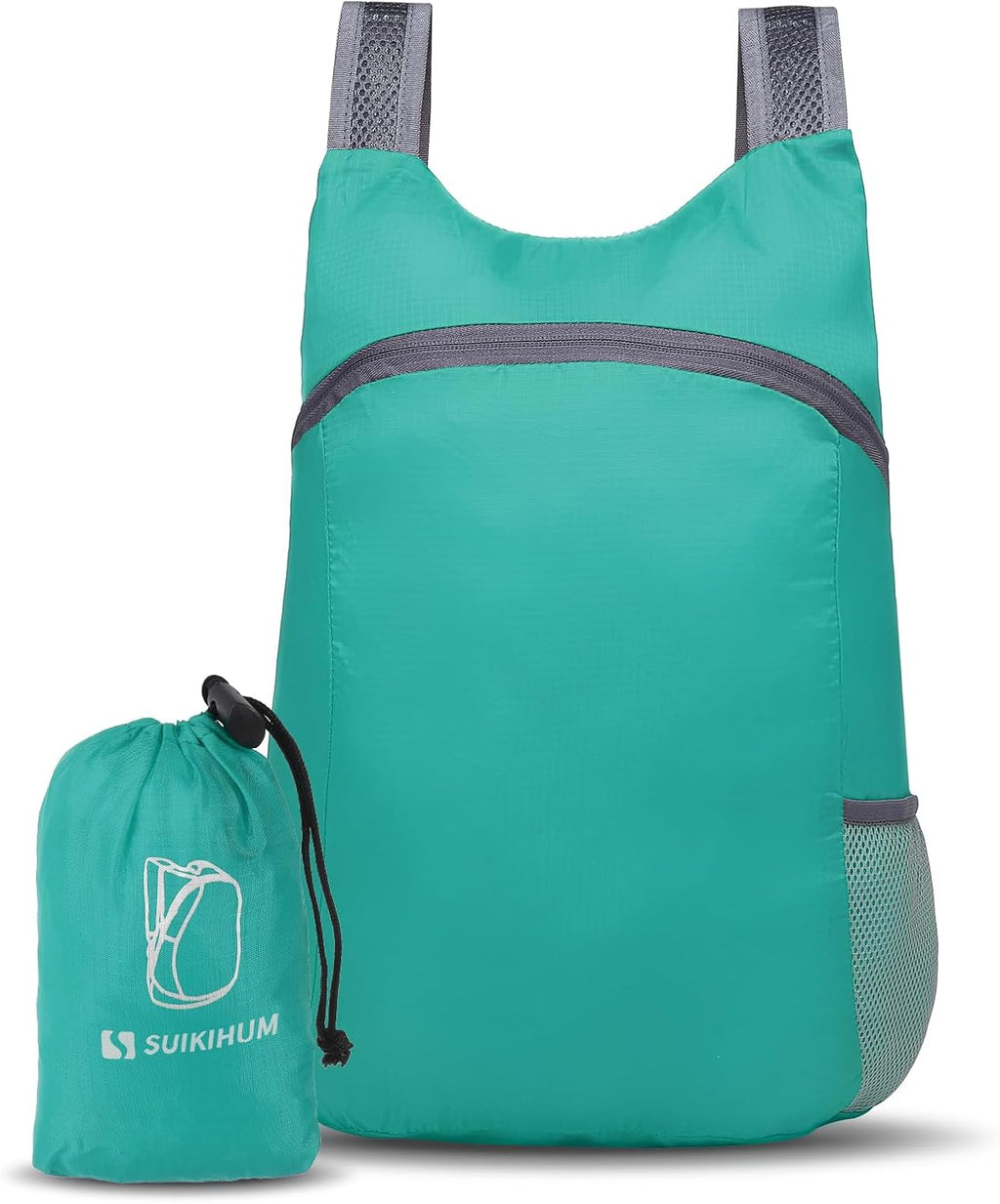 Skiennix 20L Ultra Lightweight Hiking Daypack - Foldable Travel Backpack for Camping | Lake Blue