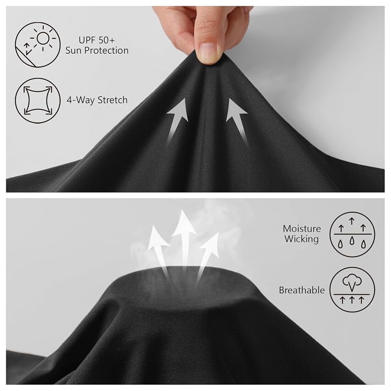 UPF 50+ Tactical Neck Gaiter Face Mask for Men Women – Sun Shield Balaclava