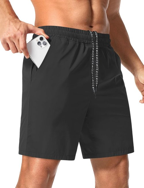 Aolesy Men's Running Shorts - Quick Dry Athletic Gym Shorts with Pockets | 5''/7'' Sizes