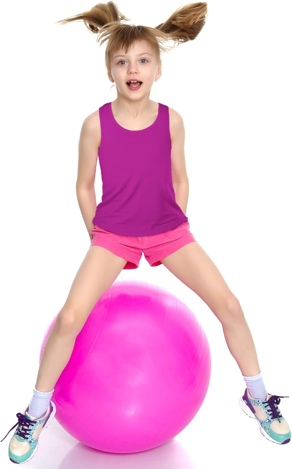 Boao Girls Dance Tank Top - Racerback Sleeveless Crop for Ballet & Gymnastics | Athletic Wear