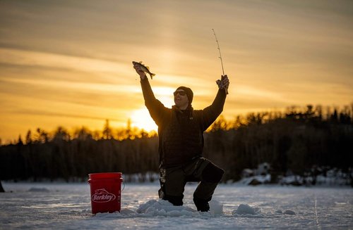 Berkley Trilene 100% Fluorocarbon Ice Fishing Line - Superior Strength & Sensitivity | 100 Yards