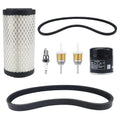 RARAYC Golf Cart Tune Up Kit Compatible with Club Car Precedent 2004-Up (FE350 Kawasaki Motor) Includes Air/Oil/Fuel Filters NGK Spark Plug Drive & Starter Belts
