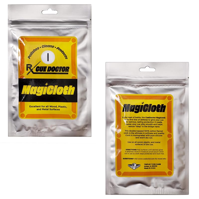 Cue Doctor MagiCloth Billiard Cue Polishing Cloth 14 x 10.75 in