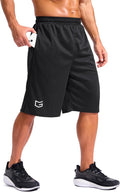 G Gradual Men's Basketball Shorts - 12" Lightweight Mesh Athletic Shorts with Pockets | Loose Fit