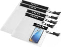 HEETA Waterproof Dry Bag Pouch - 5-Pack Clear Cases for Cameras, Phones & Maps | Ideal for Kayaking & Boating