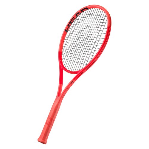 HEAD Radical MP Tennis Racquet - Strung Mid Tension with Velocity 16 Gauge - 4 1/4