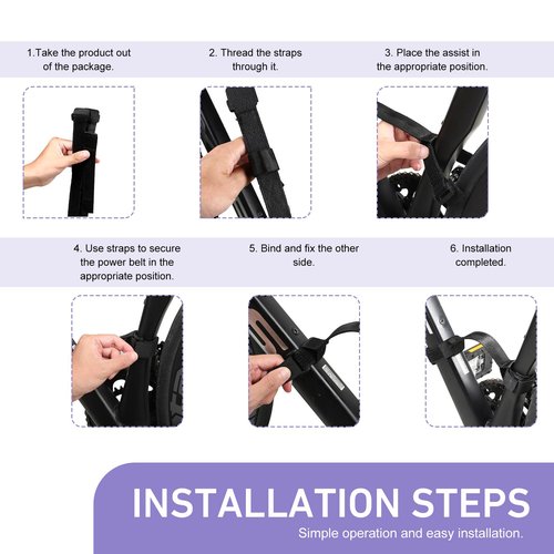 Qurbuns Bicycle Carrying Strap, Heavy Duty Nylon Mountain Bike Hand Strap, 7.48" Frame Handle Carrying Lifter, Portable and Labor-Saving Outdoor Carry Accessories for Mountain Road Bike (Black)