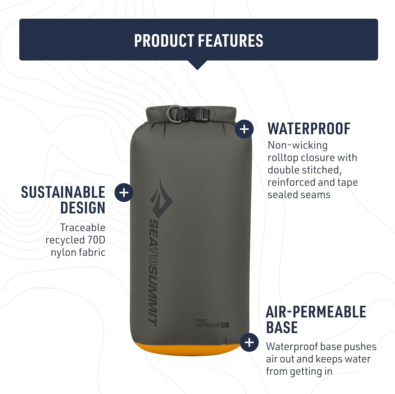 Sea to Summit Ultra-SIL Compression Sack - Ultralight Outdoor Storage for Travel | Compact Design
