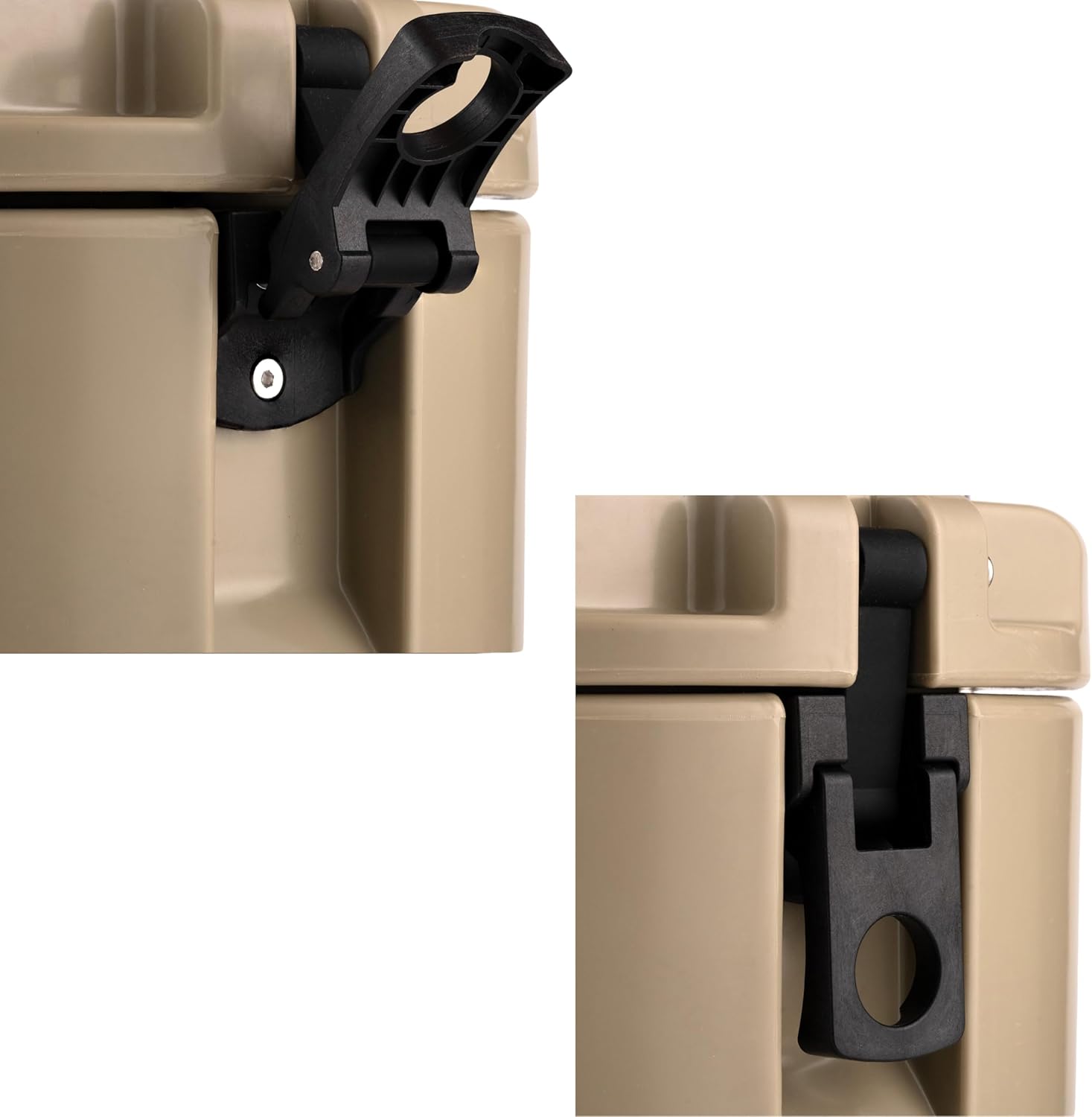 Skiennix Insulated Beverage Dispenser - 2 Gallon Hot Drink Container with Stainless Steel Interior | Perfect for Camping & Parties - Tan