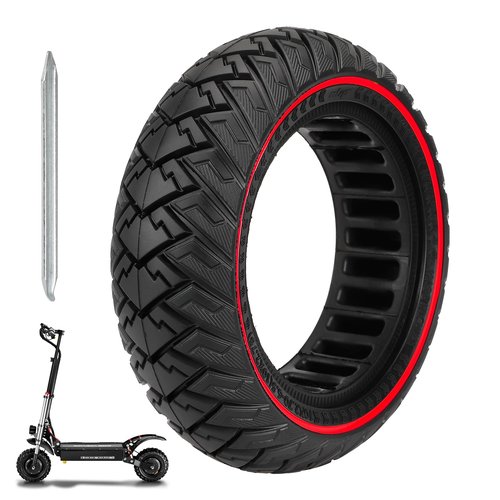 LUCK4U 1PCS Scooter Solid Tire 10 Inch 10x2.7-6.5 Electric Scooter Wheels Replacement 70/65-6.5 Tire for Hover-1 Alpha evercross H5 Emove Cruise hiboy max3 Kugoo M4 Pro Zero 10x Dualtron
