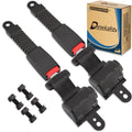 Dewkake Golf Cart Seat Belts Kit, 2pcs Universal Retractable Front and Rear Golf Cart Seat Belt Kit for Club Car, EZGO,Yamaha