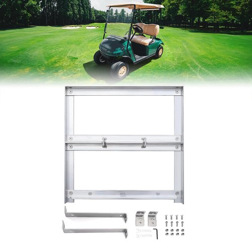 KEMIMOTO Golf Cart Aluminum Battery Tray Compatible with EZGO TXT/Medalist 1994+, Heavy Duty Battery Tray Holder with 304 Stainless Steel Hardware for 36V/48V Golf Carts