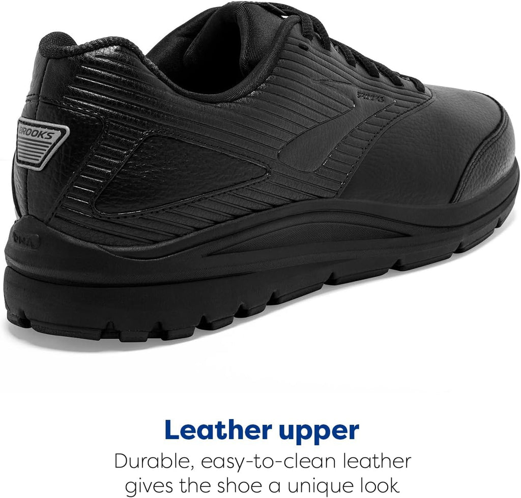 Brooks Women's Addiction Walker 2 - Comfortable Walking Shoe for All-Day Support | Black/White