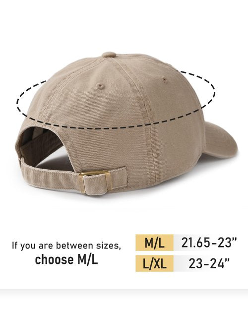 FURTALK Men and Women Vintage Washed Distressed Cotton Baseball Cap Plain Blank Adjustable Classic Baseball Hat Cap