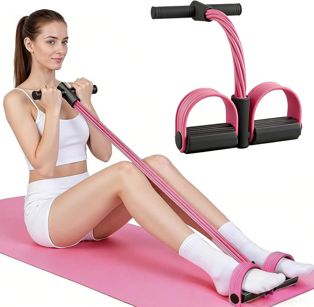 Skiennix Pedal Resistance Bands - 6 Tube Multifunctional Rubber Bands for Arms, Waist, and Legs