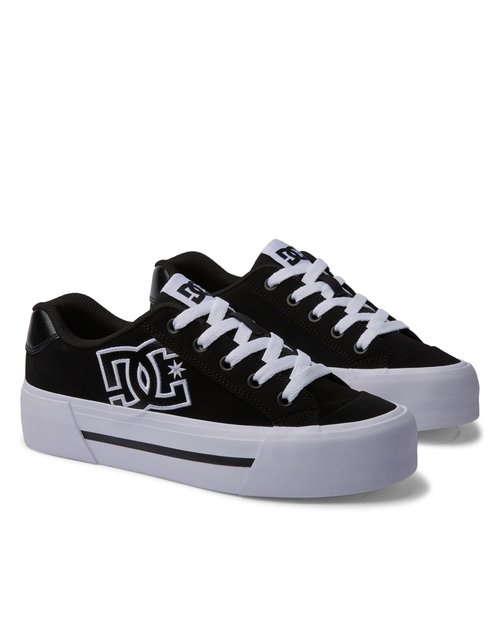 Chelsea Platform- Black/White- 9
