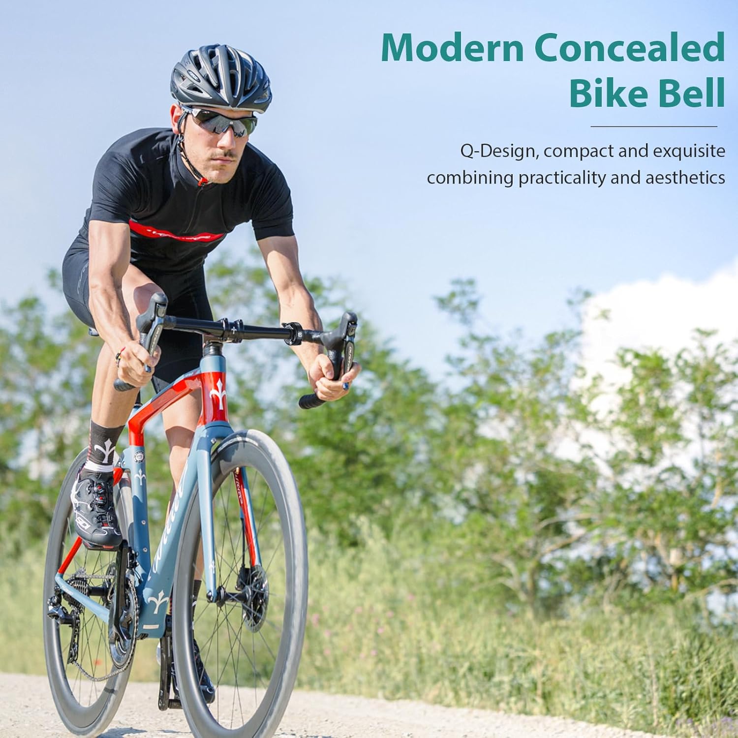 Topcrown Bike Bell - High-Volume Aluminum Alloy Bicycle Horn for Adults & Kids | Fits 22.2-31.8 mm Handlebars