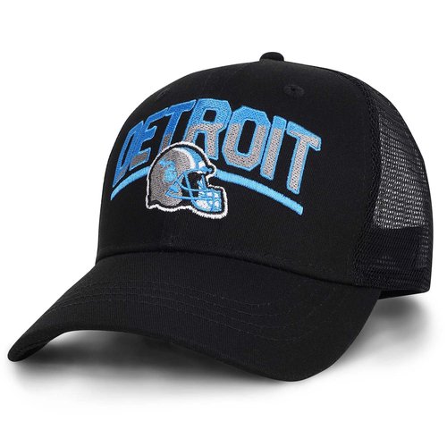 Football Fans Embroidered Trucker Hat, Football Team City Adjustable Baseball Hats Best Gift for Men Women