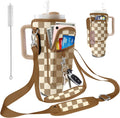 Stanley Carrier Bag - Versatile Holder for 40oz/30oz Tumblers | 2 Adjustable Straps & 3 Pockets