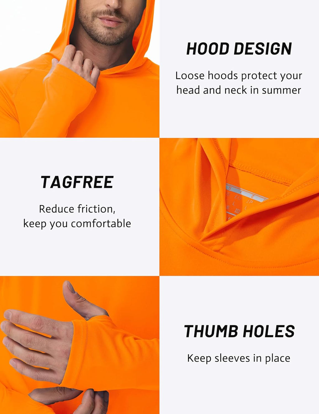 TACVASEN Men's Long Sleeve Active T-Shirt - UPF 50+ Sun Protection | Lightweight Quick-Dry Rash Guard