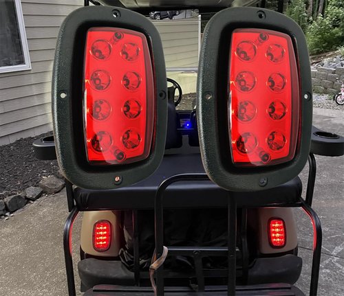 Golf Cart LED light compatible with Yamaha G14, G16, G19, G22 Golf Cart LED Headlight and Tail Light Kit