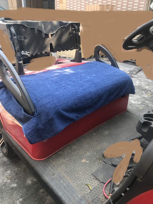 Dr.Acces Golf Cart Seat Cover - Blue Seat Blanket Fit All Carts