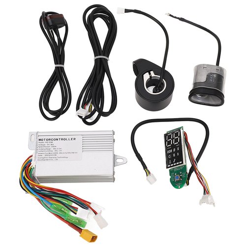 36V 350W Scooter Controller, Tail Light Accessory Headlight Accessory Electric Scooter Controller Replacement for Safe Riding