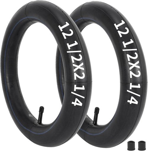 Bike Inner Tube 12.5x2.25 - 2-Pack Compatible with Dirt Bikes, Jetson Kids Bikes & More