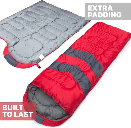 MalloMe Sleeping Bags - Cold Weather Backpacking & Camping Gear for Adults and Kids | Lightweight & Compact