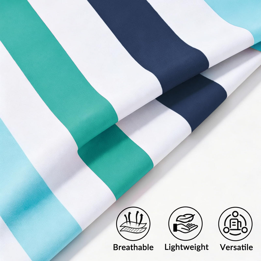 Exclusivo Mezcla 4 Pack Microfiber Quick Dry Beach Towels, Large Lightweight Sandfree Pool Towels for Swimming Camping Travel with Bag (Multi, 30x60 Inches)