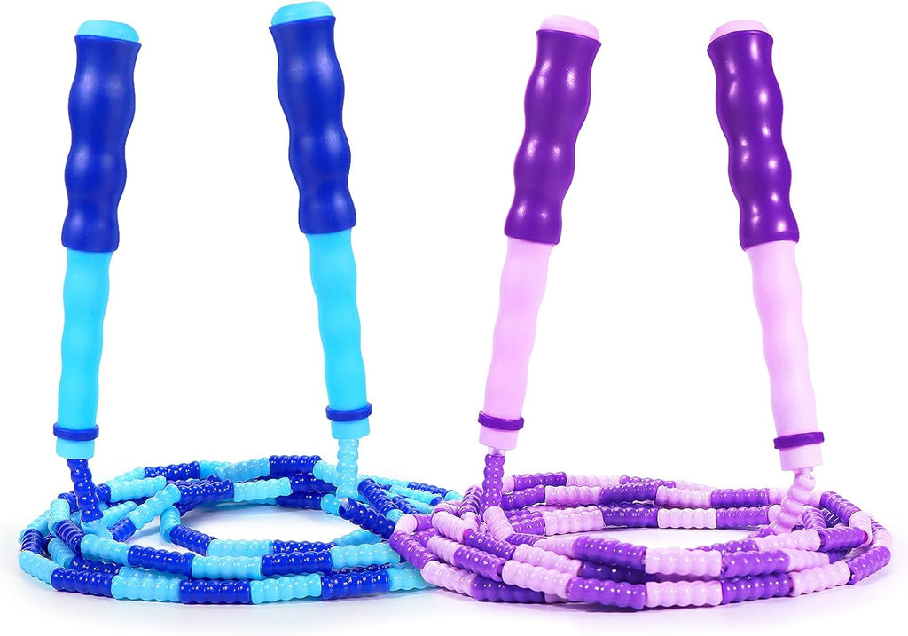 Supertrip Jump Rope - Adjustable Tangle-Free Beaded Skipping Rope for Kids | Perfect for Students
