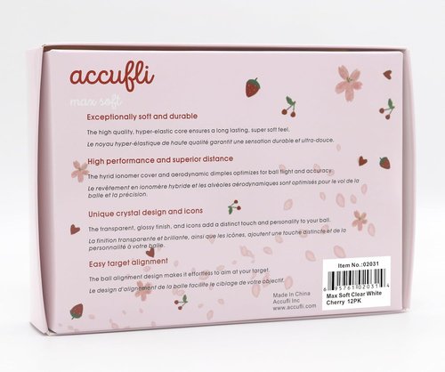 ACCUFLI Max Soft Golf Balls - Enhanced Performance & Feel | Perfect for All Skill Levels