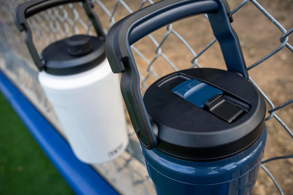 YETI Silo Half Gallon Water Jug - Insulated, Leakproof Sports Bottle with Straw Cap & Fence Hook Handle - Royal Blue