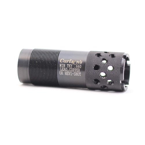 Carlson's Choke Tubes 12 Gauge for Winchester - Browning Inv - Moss 500 [ Turkey ] Blued Steel | Ported Turkey Choke Tube | Made in USA