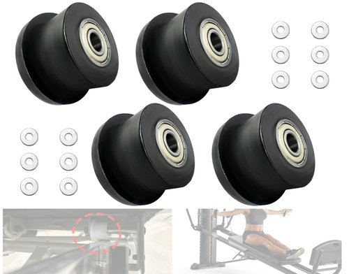 Huiteil Upgrade G-ym Replacement Wheel Rollers for Total Gym 1000, 1100, 1400, 1500, 1600, 1800, 1900, 1700 - Achiever, Platinum Plus/Pro and More