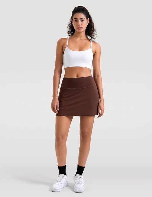 Colorfulkoala Dreamlux Skirts - High Rise Athletic Golf & Tennis Skorts with Built-In Shorts & Pockets