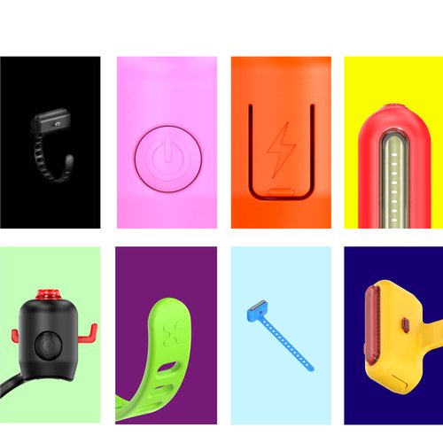 RydeSafe Bike Light - Rear Safety - Pink