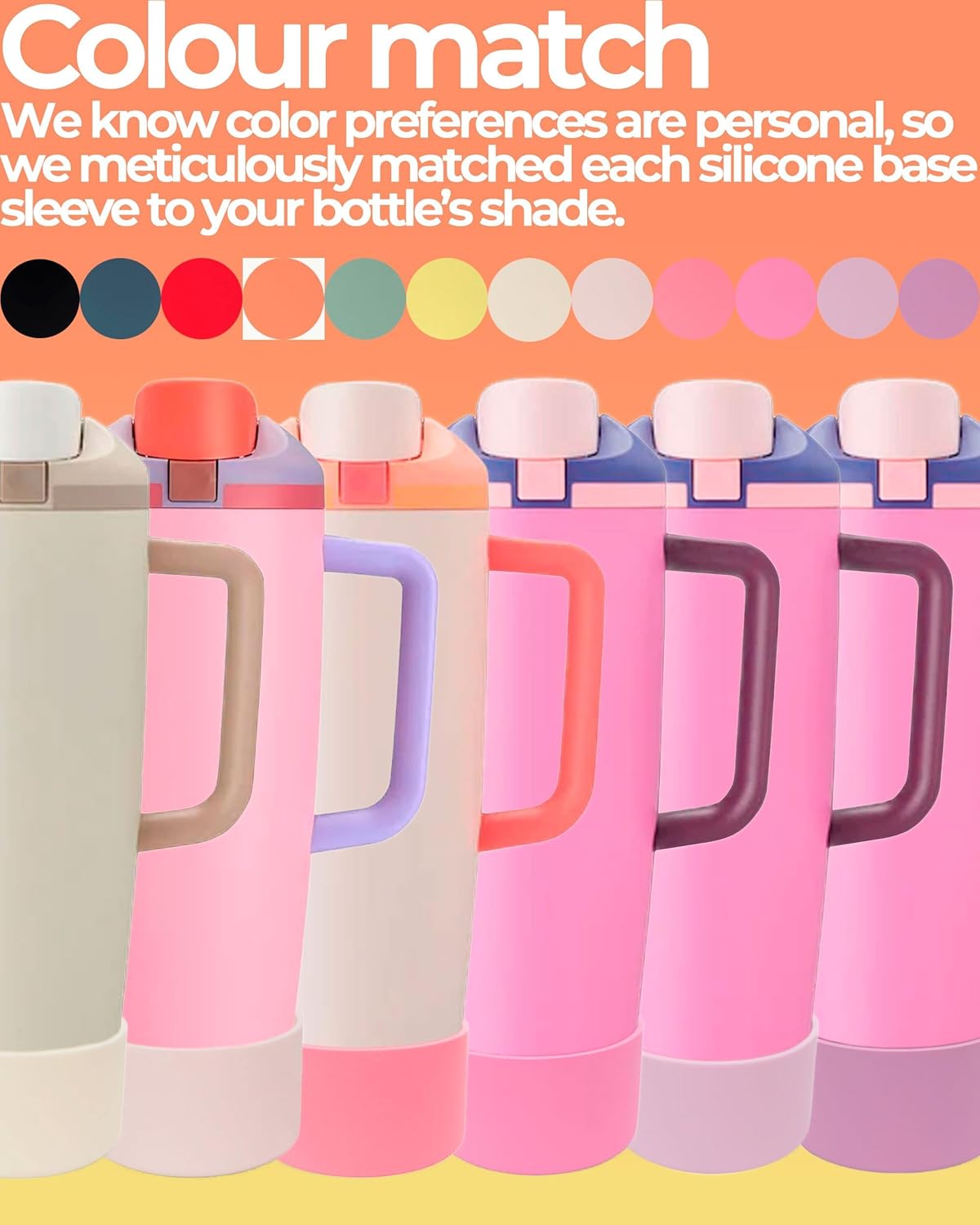 Owala Silicone Boot | Non-Slip, Scratch-Resistant Stability Enhancer for 30oz & 40oz Bottles - 18 Colors Available