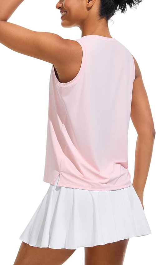 JOYSPELS Workout Tank Tops for Women - Cool-Dry Sleeveless Yoga Shirts | Athletic Running Gym Wear