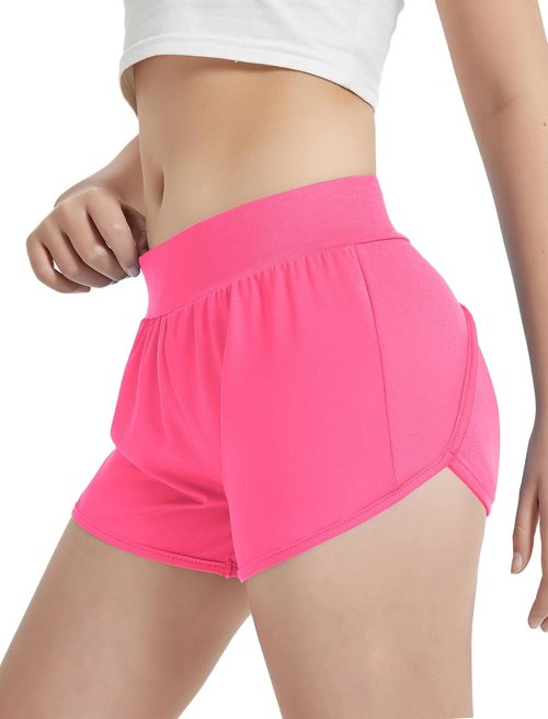 EXARUS Girls Athletic Running Shorts - Low Rise/High Waisted for Teens | Sizes 6-14Y