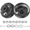 CLUBRALLY Golf Cart Brake Drum Kit with Large Hole Fine Splined, Fits 1991-Up Gas EZGO and 1996-Up Columbia, OEM#21807-G1, 41843-94 (2 PCS)