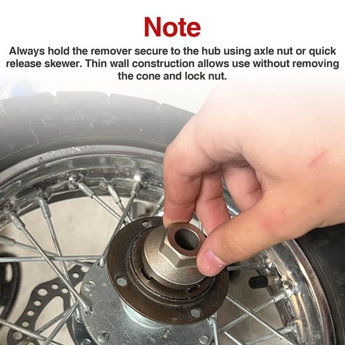 CONSIO Bike Single Speed Freewheel Removal Tool, Sprocket Puller Tool BMX 4 Notch Freewheel Cassette Install Remover Removal Tool