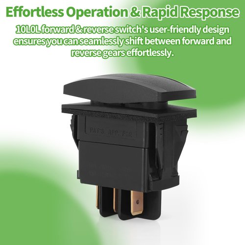 10L0L Golf Cart Forward Reverse Switch for Club Car DS Precedent 1996-up 48V Electric, Golf Cart Forward Reverse FWD REV Switch, OEM 1018560-01 1018560-02