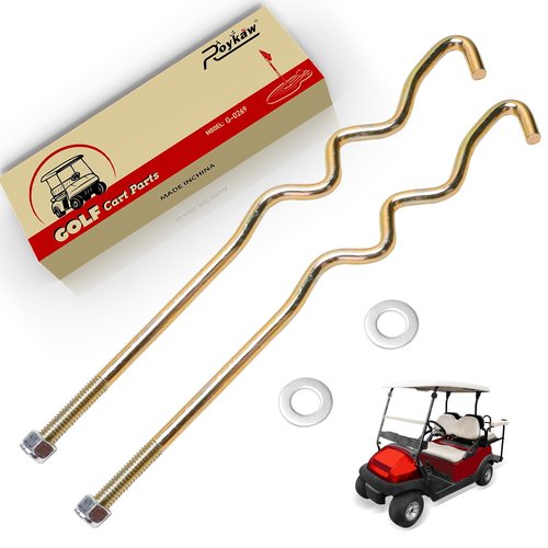 Roykaw 48V Golf Cart Battery Hold Down Rods Compatible with Club Car Precedent 2008.5-up Electric Models, Golf Cart Battery Bolts, 2PCS, OEM# 103357701