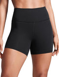CRZ YOGA Butterbreeze Biker Shorts - High Waisted 4'' Athletic Wear for Gym, Yoga & Running